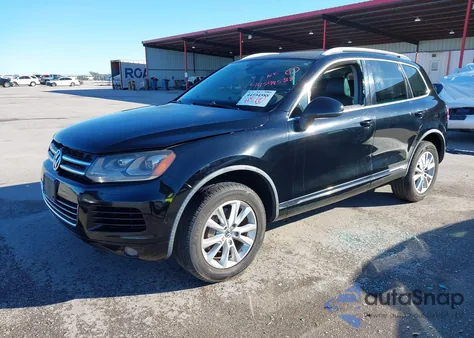 2013 Volkswagen Touareg Vr6 Sport из США, поврежденный, VIN WVGEF9BP6DD010366